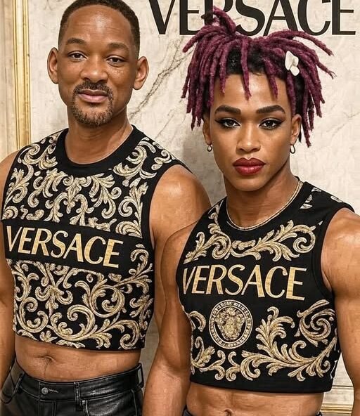 Will Smith & His Handsome Son Jaden Break the Internet in Versace Menswear — Redefining What Masculinity Really Means