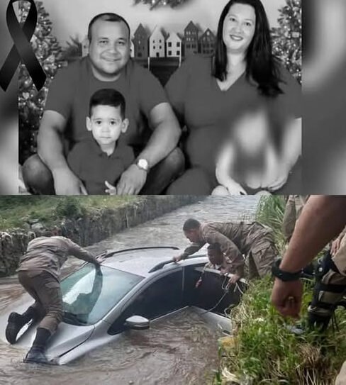Father, mother and son are found dead in a car in a river, they were with their mâ€¦See more