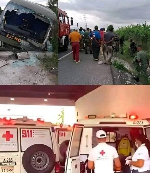 Bus accident leaves 10 dead and more than 42 inherited, among… See more