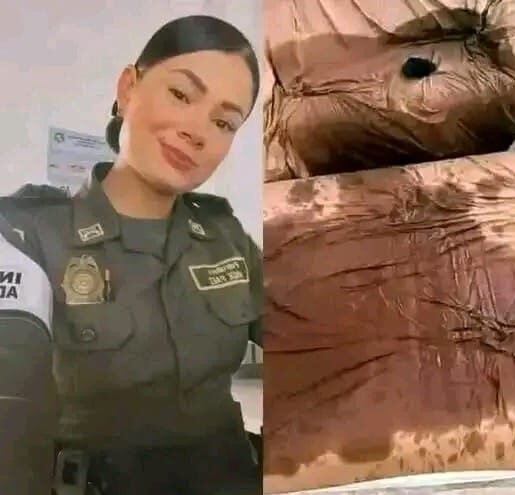 This young policewoman was filmed after her shift… See more