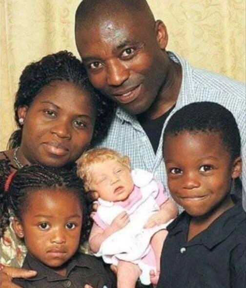 Black couple gives birth to blonde, blue-eyed child who they call “a miracle baby”