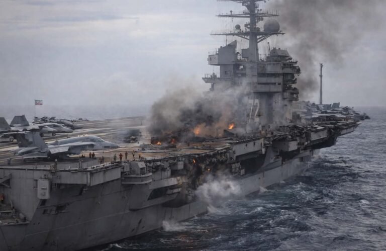 USS Abraham Lincoln Naval Giant Under Attack