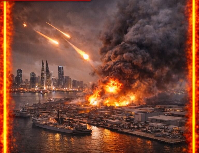 Iran Strikes Back: Black Smoke Engulfs US Navy’s 5th Fleet HQ