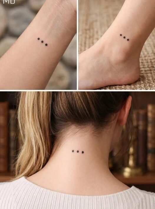 That Tiny Three-Dot Tattoo Everyone Ignores? The Real Meaning Behind It Is Way Deeper Than You Think