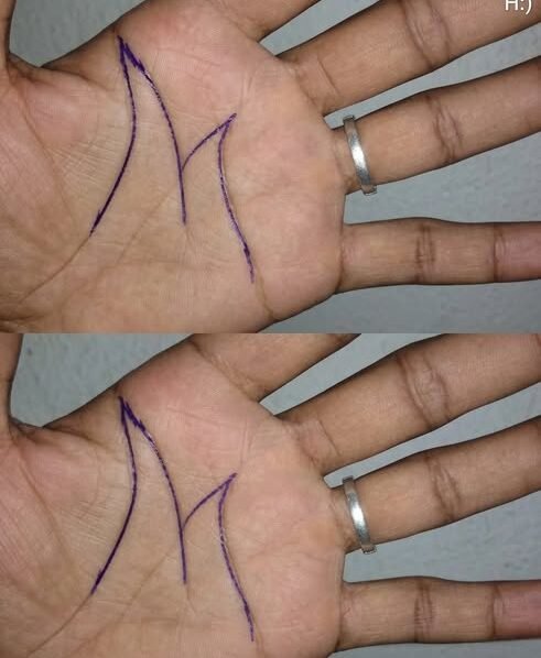 Here’s what the letter ‘M’ and the crescent moon on the palm of your hand truly signify