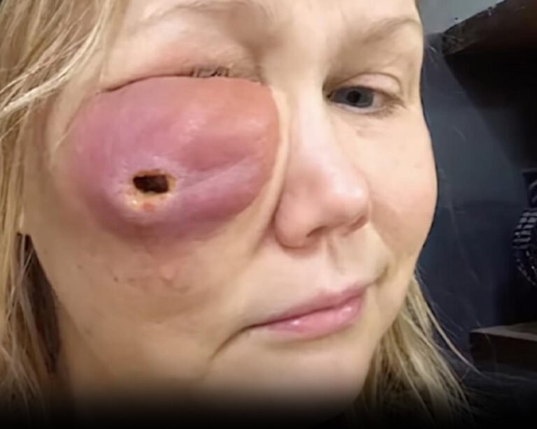 Gina Anderson was left with a big hole in her face after filler failure – this is her today, 6 years later